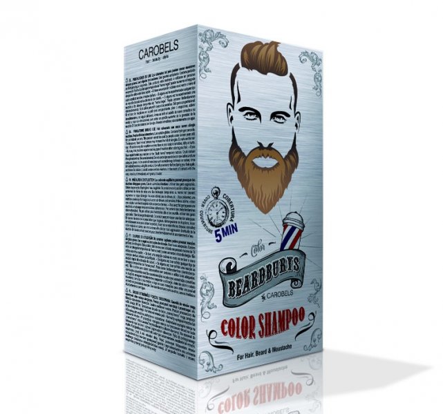 Beardburys Hair &amp; Beard Coloring Shampoo - Hellbraun 2