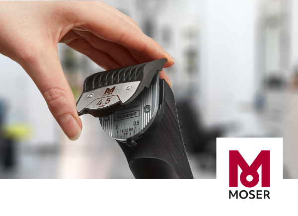 MOSER magnetic premium attachment combs 1.5 mm, 3 mm and 4.5 mm 1