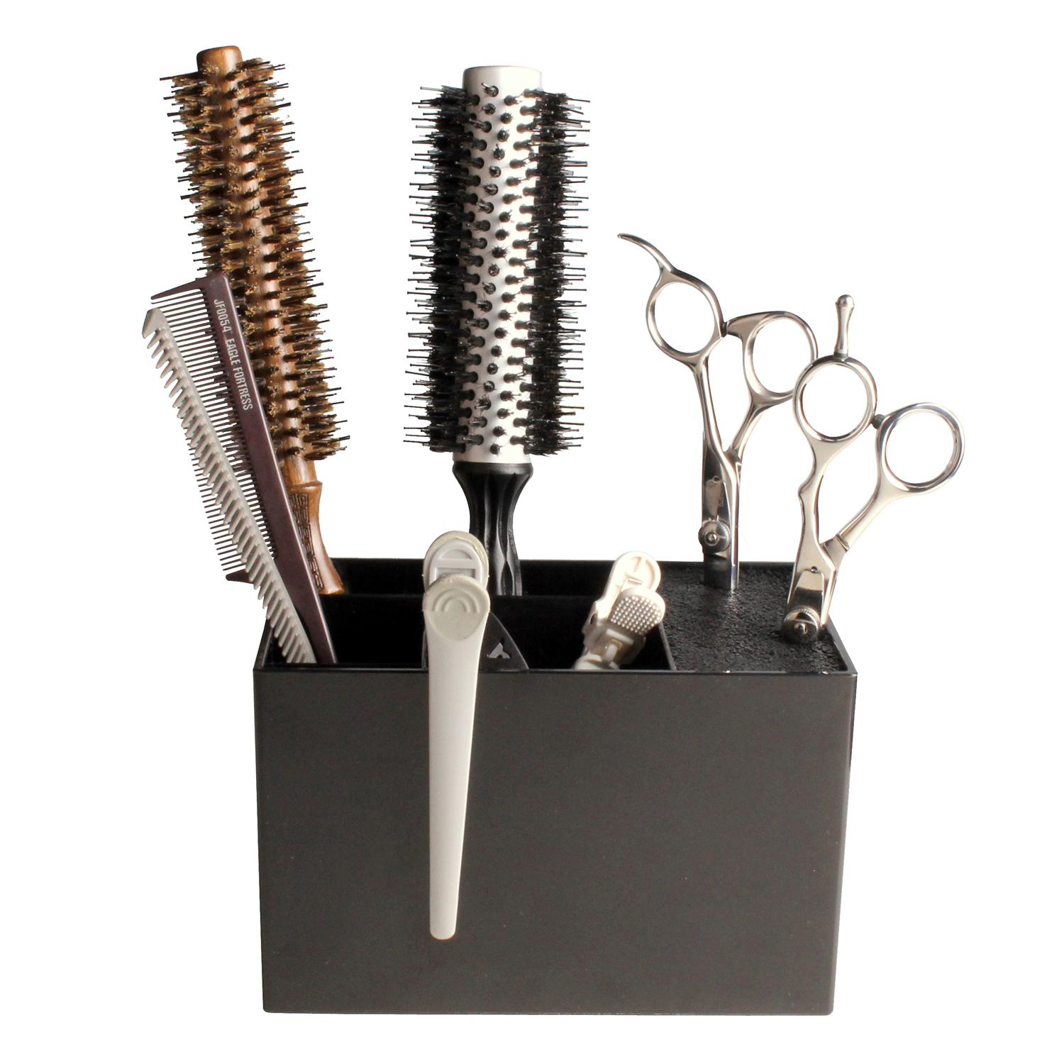 Универсальная подставка для ножниц и других парикмахерских принадлежностей.